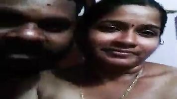 तमिल चाची के साथ पति