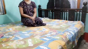 तमिल जोड़ी कमबख्त बेडरूम में छुट्टी पर असली संभोग सुख के साथ